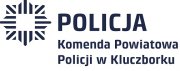 logo Policji i napis: Komenda Powiatowa Policji w Kluczborku