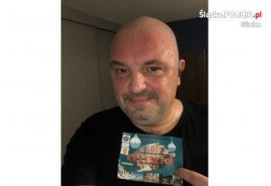 Nadinspektor Krzysztof Justyński w czasie biegu na bieżni