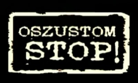napis oszustom Stop