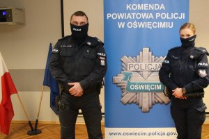 policjant i policjantka