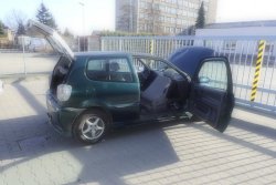 Volkswagen polo, którym uciekał 31-latek