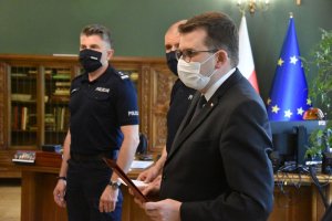 wojewoda małopolski, komendant miejski policji w biurze wojewody