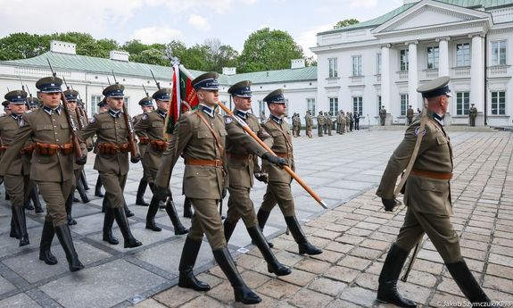 Dziedziniec Belwederu | Obchody Święta oraz 30. rocznicy powołania Straży Granicznej