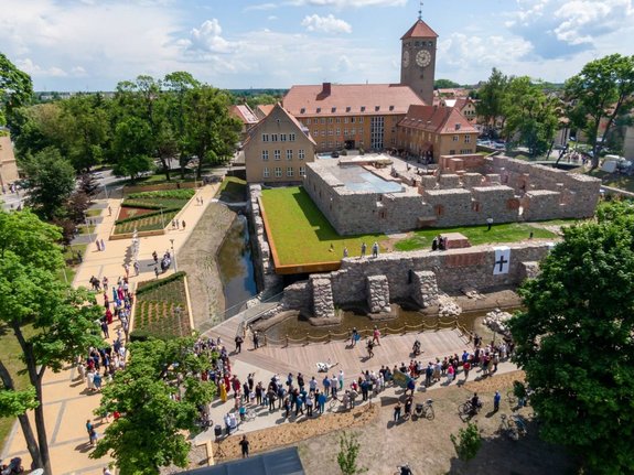 zamek - widok z góry