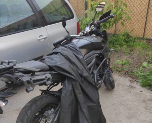 Odzyskany przez policjantów motocykl