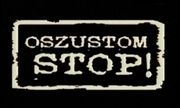 napis oszustom stop