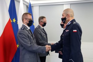 Spotkanie Komendantów gównych Policji z laureatami konkursu Policjant, który mi pomóg