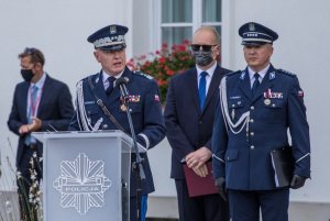 Komendant Główny Policji gen. insp. Jarosław Szymczyk podczas przemówienia