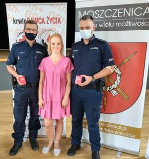 Wyróżnieni policjanci