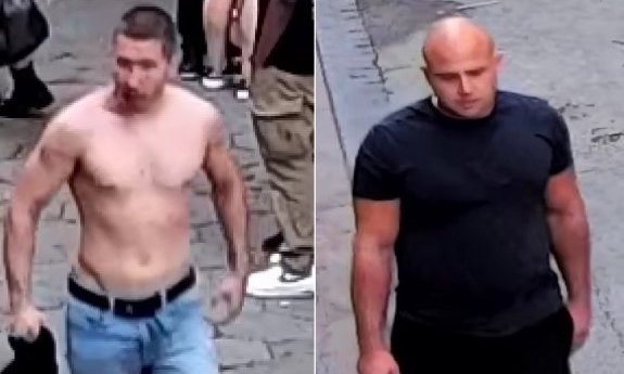 wizerunki poszukiwanych mężczyzn