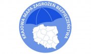 Logotyp Krajowej Mapy Zagrożeń Bezpieczeństwa.