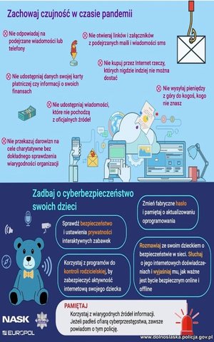 ulotka na temat cyber bezpieczeństwa