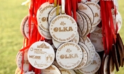 medale z napisem charytatywny bieg dla Olka