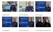 kolaż sześciu zdjęć policjantów z artykułu