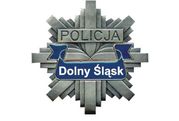 gwiazda policyjna z napisem Dolny Śląsk