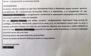 zdjęcie podziękowań, deskrypcja w załączniku