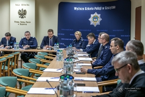 posiedzenie Naukowo-Eksperckiej Rady ds. Cyberbezpieczeństwa przy Wyższej Szkole Policji w Szczytnie