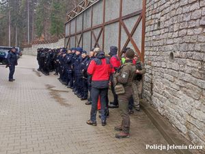 Zbiórka uczestników zaangażowanych w działania