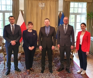 polska delegacja podczas spotkania w Norwegii