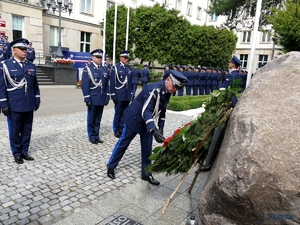 uczestnicy obchodów Święta Policji w Komendzie Głównej Policji