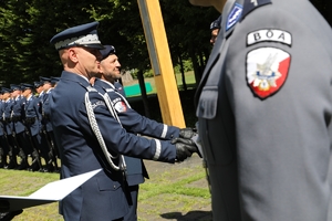 uczestnicy obchodów święta Policji Centralnego Pododdziału Kontrterrorystycznego Policji