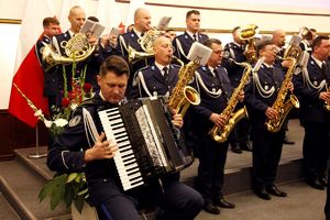 Orkiestra Reprezentacyjna Policji w trakcie występu