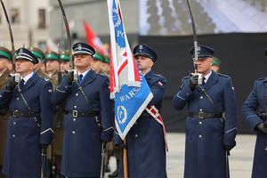 Uroczyste obchody Narodowego Święta Niepodległości na Pl. Piłsudskiego w Warszawie - Kompania Reprezentacyjna Polskiej Policji