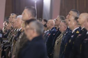 Uroczyste obchody Narodowego Święta Niepodległości na Pl. Piłsudskiego w Warszawie - Kompania Reprezentacyjna Polskiej Policji