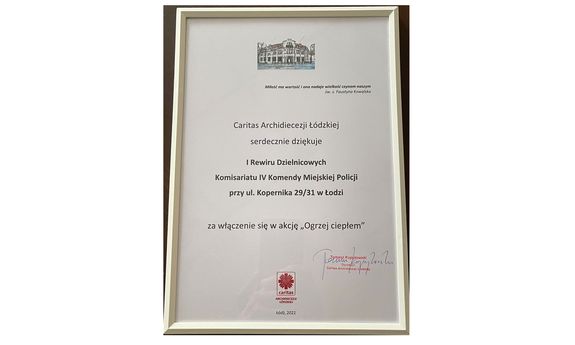 zdjęcie obrazka z podziękowaniami, których deskrypcja znajduje się pod tekstem