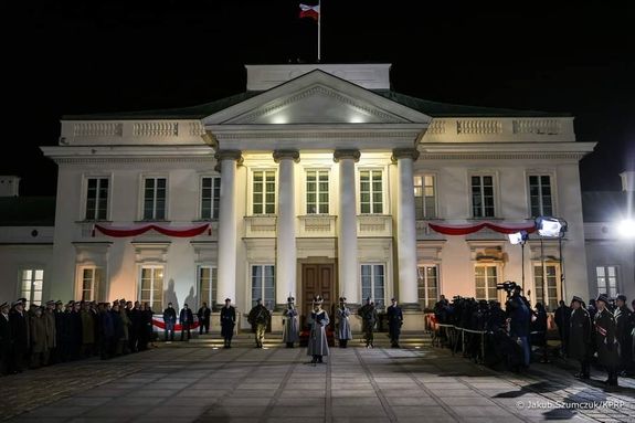 Uroczystość z okazji Dnia Podchorążego w Belwederze