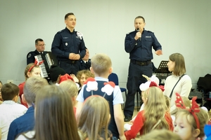 Spotkanie ze Świętym Mikołajem w Komendzie Głównej Policji