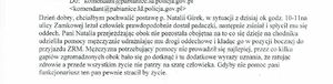 zdjęcie podziękowań
