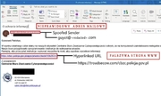 zrzut ekranu przedstawia fałszywy mail z informacją o rzekomym cyberataku