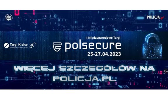 plakat promujący targi Polsecure