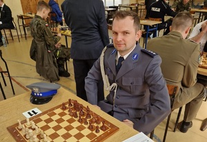 st. asp. Przemysław Kopacz funkcjonariusz z KPP Mielec