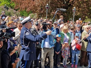 Orkiestra zagrała w Łazienkach Królewskich