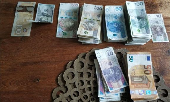 zabezpieczone banknoty