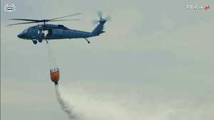 Pokazy lotnicze w Mielcu z udziałem policyjnego Black Hawka