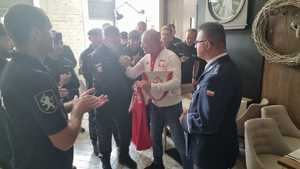 spotkanie delegacji mołdawskiej Policji z polską delegacją