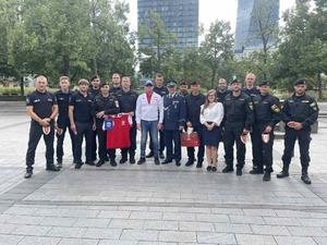 spotkanie delegacji mołdawskiej Policji z polską delegacją