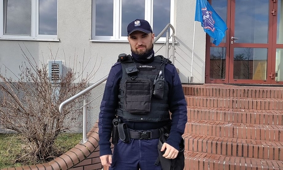 starszy posterunkowy Mateusz Kończalik