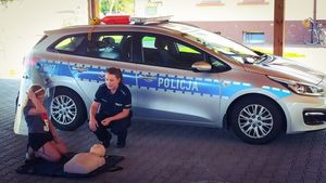 Policjantka spotkała się z dziećmi