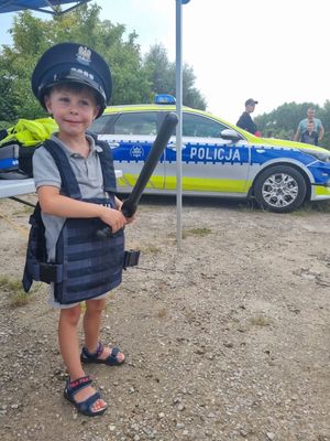 Piknik z udziałem policjantów