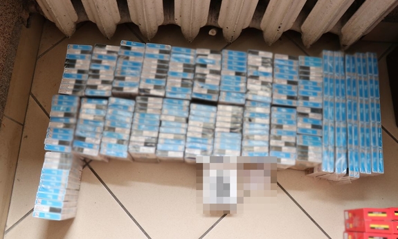 zabezpieczone nielegalne papierosy