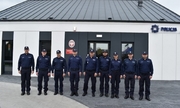 Uroczystości związane z otwarciem siedziby Posterunku Policji w Białośliwiu