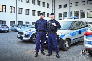 Policjanci, którzy pomogli