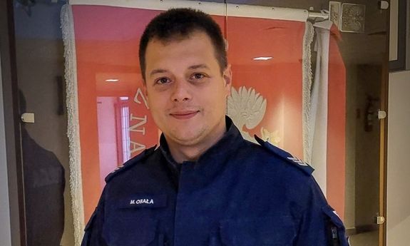 Dzielnicowy sierżant sztabowy Michał Obała