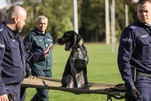 policjanci podczas turnieju na Litwie