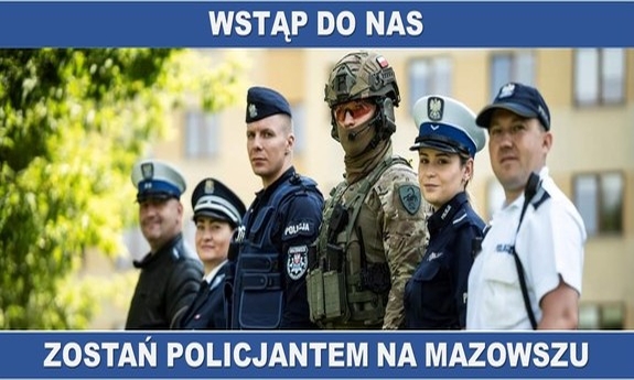 funkcjonariusze policji z róznych pionów