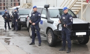 Policjanci XXXV zmiany Jednostki Specjalnej Polskie Policji (JSPP) w Kosowie